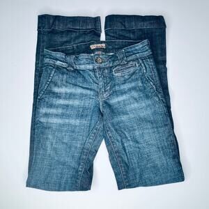 See Thru Soul Cuffed Hem Denim Jeans 25